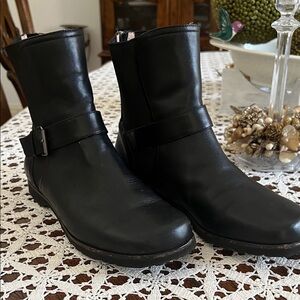 Taryn Rose Black Ankle Boots
